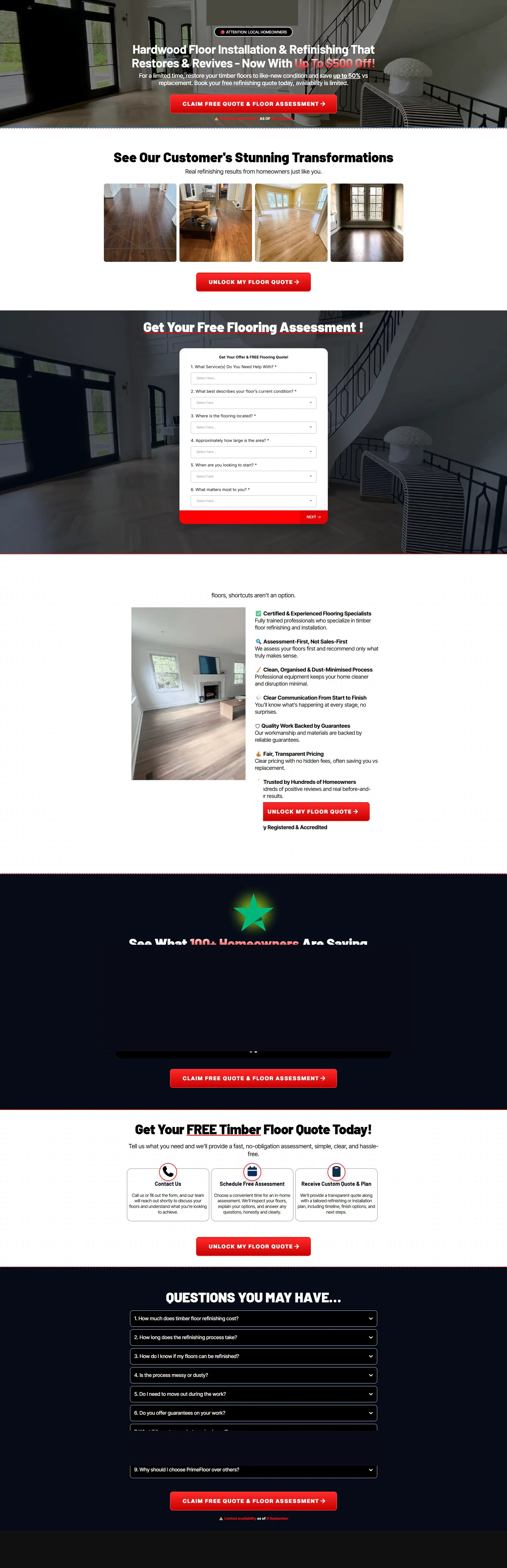 A quote funnel built around context